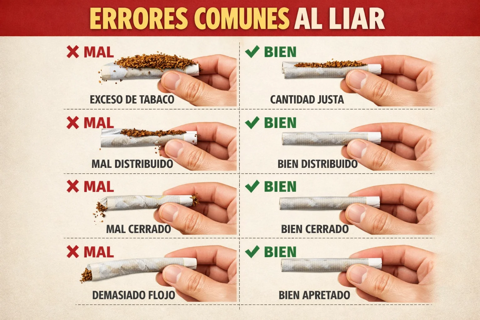 Errores comunes